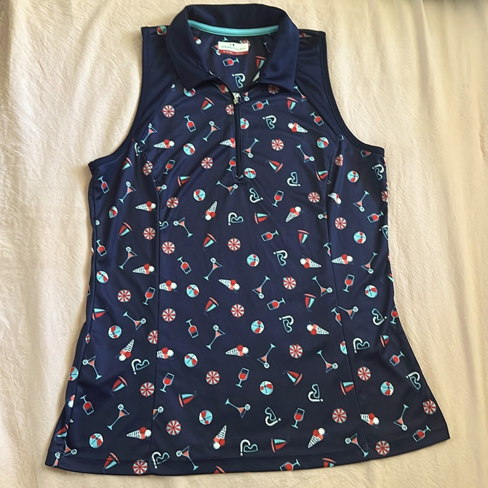 Grand Slam Fun Sleeveless Golf Polo